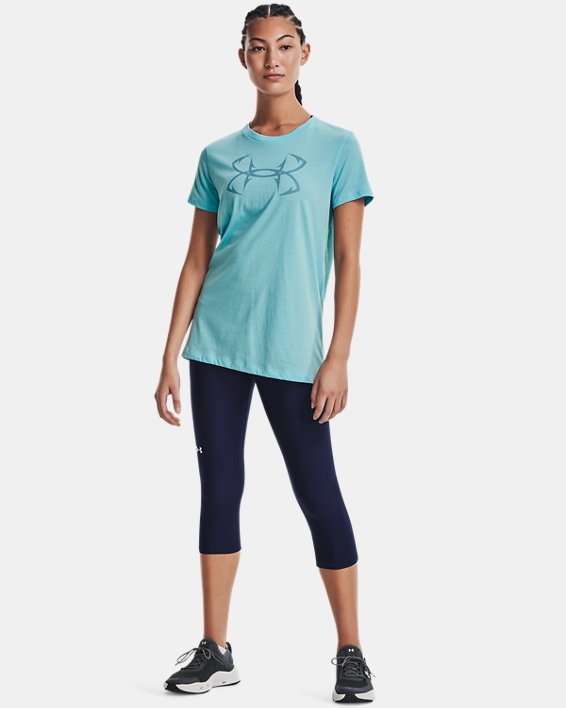 Women's UA Fish Hook Logo T-Shirt, Blue, pdpMainDesktop image number 2